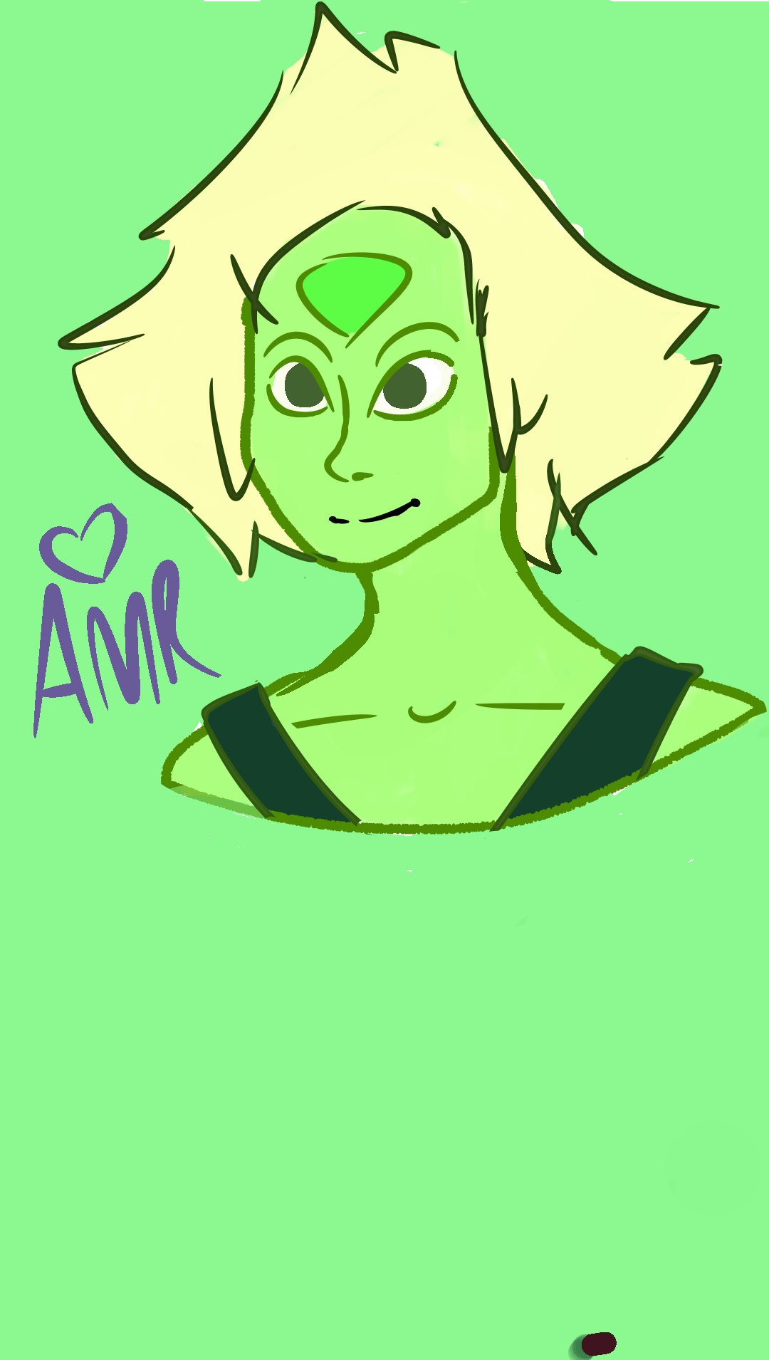 peridot without visor Awesome Amethyst Illustrations ART street