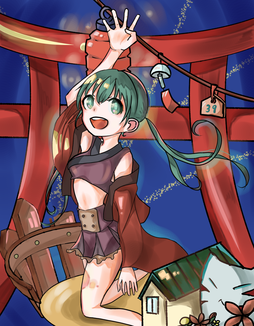 お祭りミクちゃん 夢猫 イラスト Art Street アートストリート