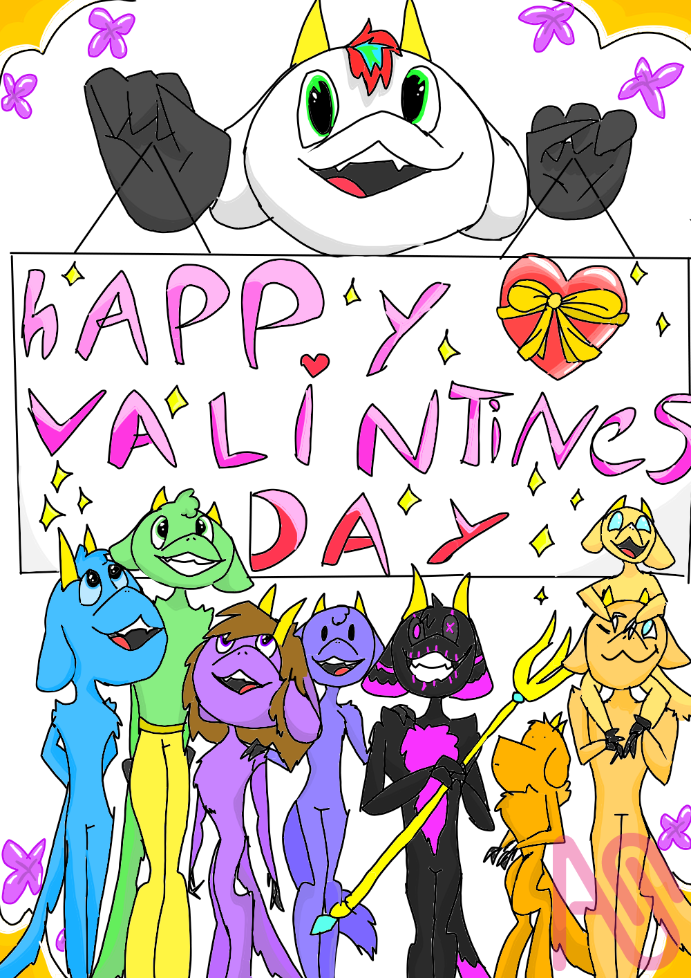 Have a happy Valentine's day Ashes animations - Illustrations ART street