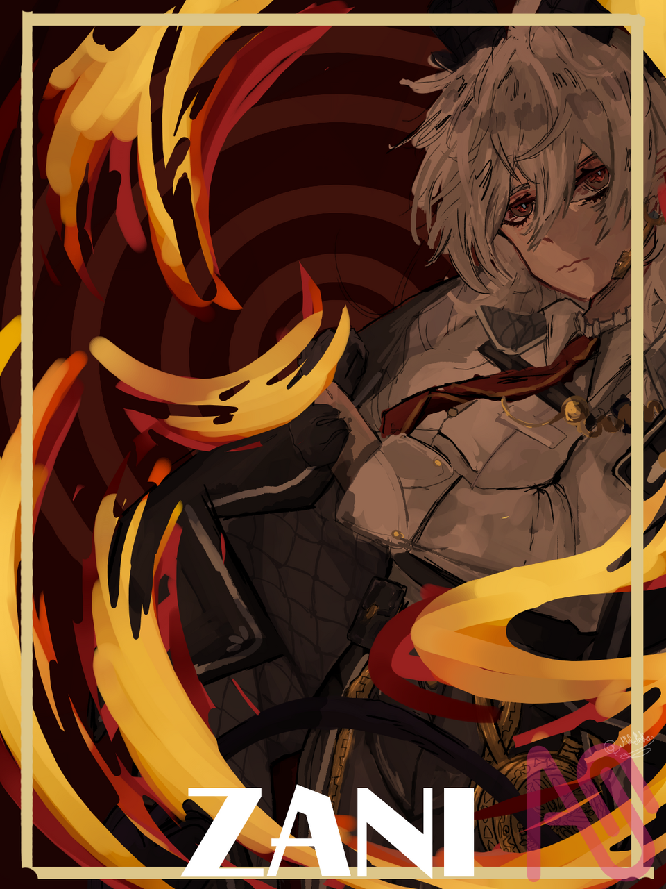 ZANI wuwa Illust of melidoka fanart drawing art Artwork WutheringWaves wuwa zani