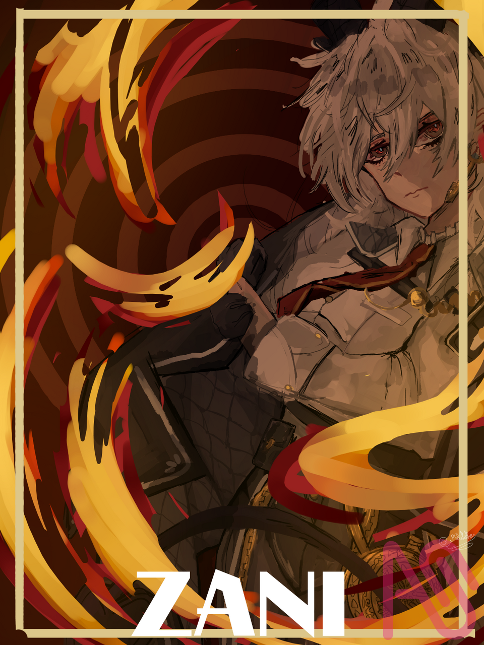 ZANI wuwa Illust of melidoka fanart drawing art Artwork WutheringWaves wuwa zani