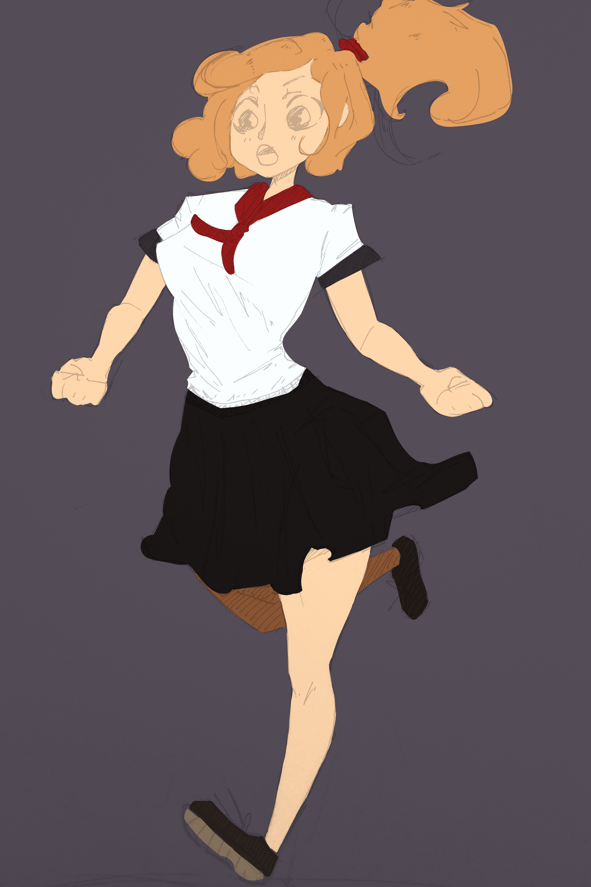 big tiddie anime girl sketch Meltingeyes - Illustrations ART street