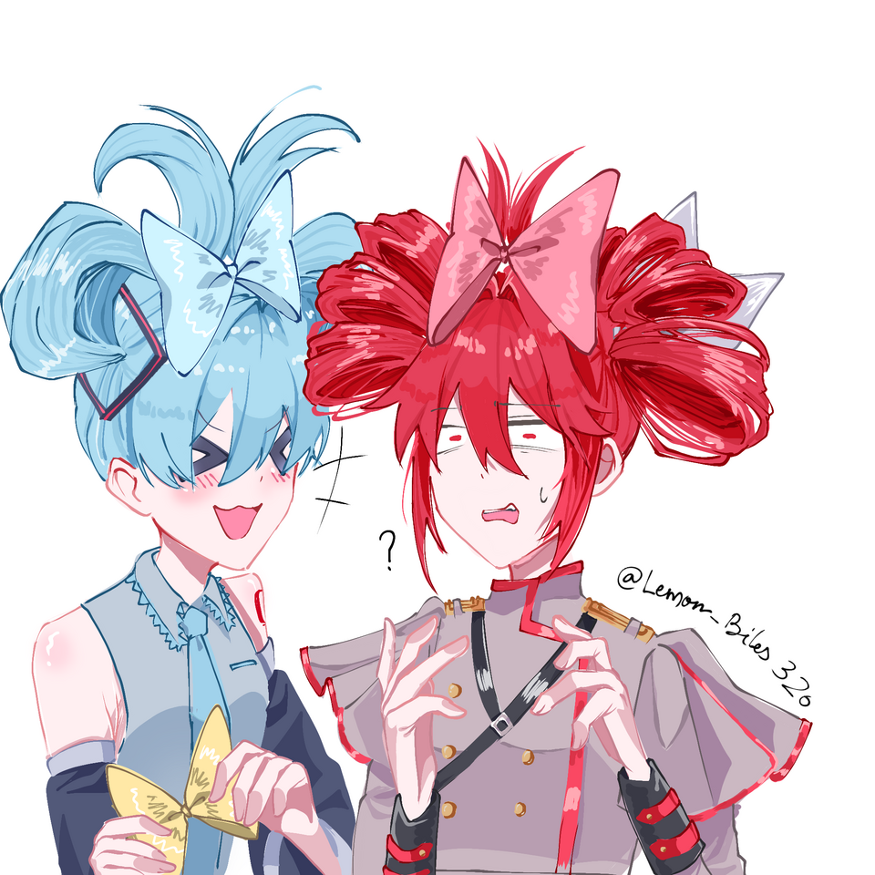 Illust of Biles fanfic hatsunemiku VOCALOID cute 重音テト ribbon 重音テトSV kawaii 可愛い女の子 cutegirl