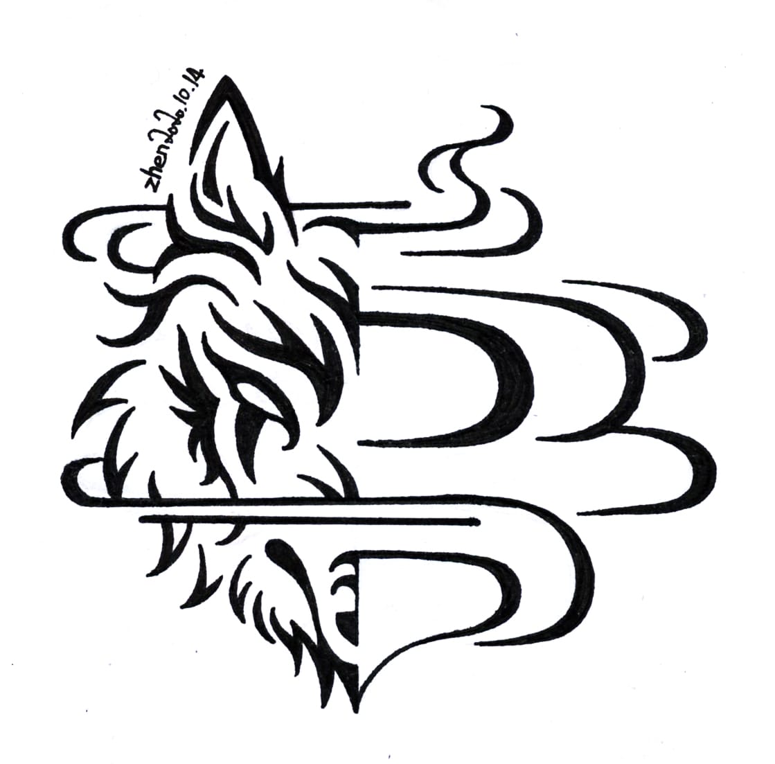 狼•煙簡騰系列-狼煙甄-ZHEN - Illustrations ART street