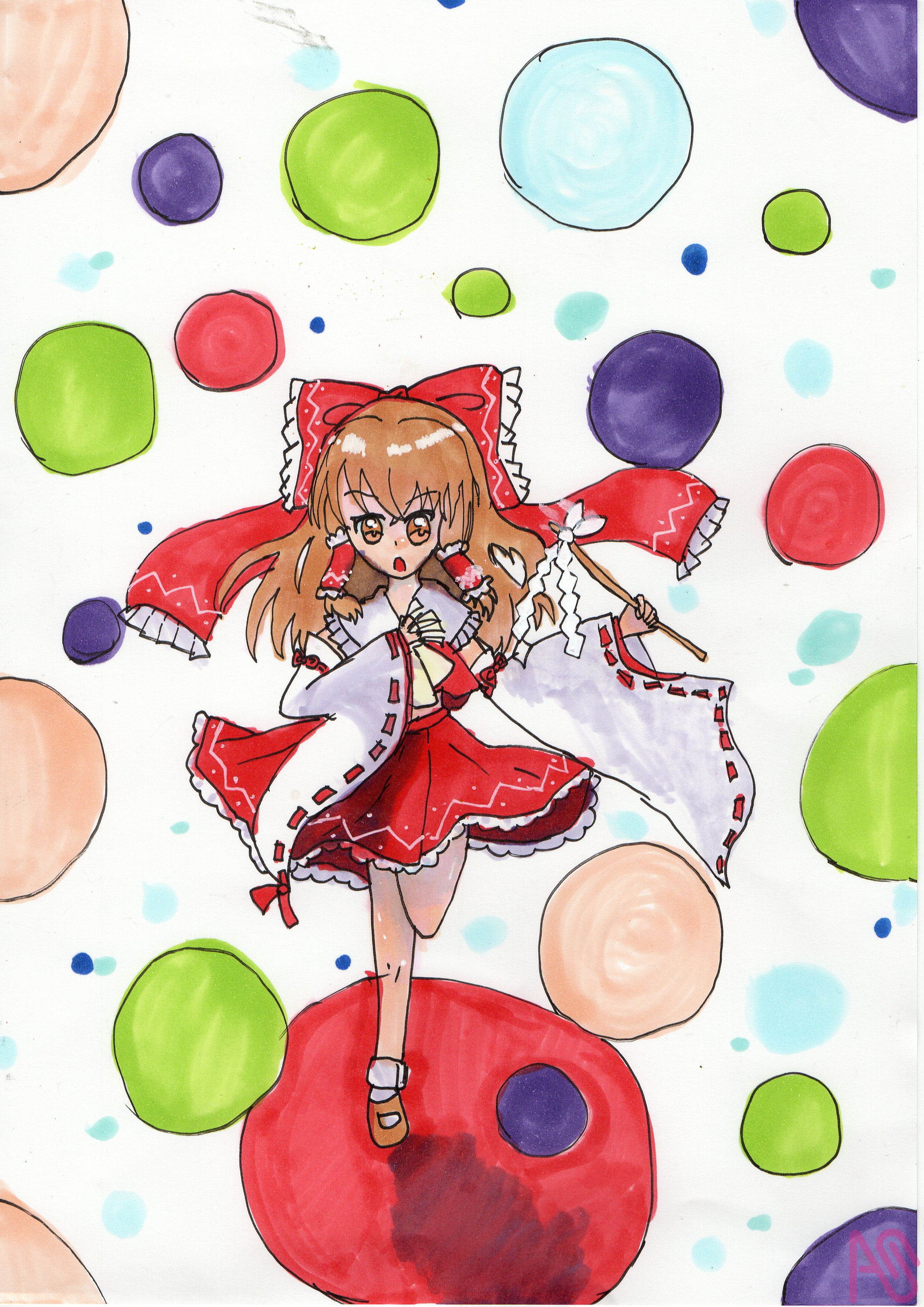 イラストオーダー★狼様★夢絵★コピック★手描きイラスト★アナログイラスト★ イラストオーダー 受付中 アナログ コピック 夢絵 オリジナル