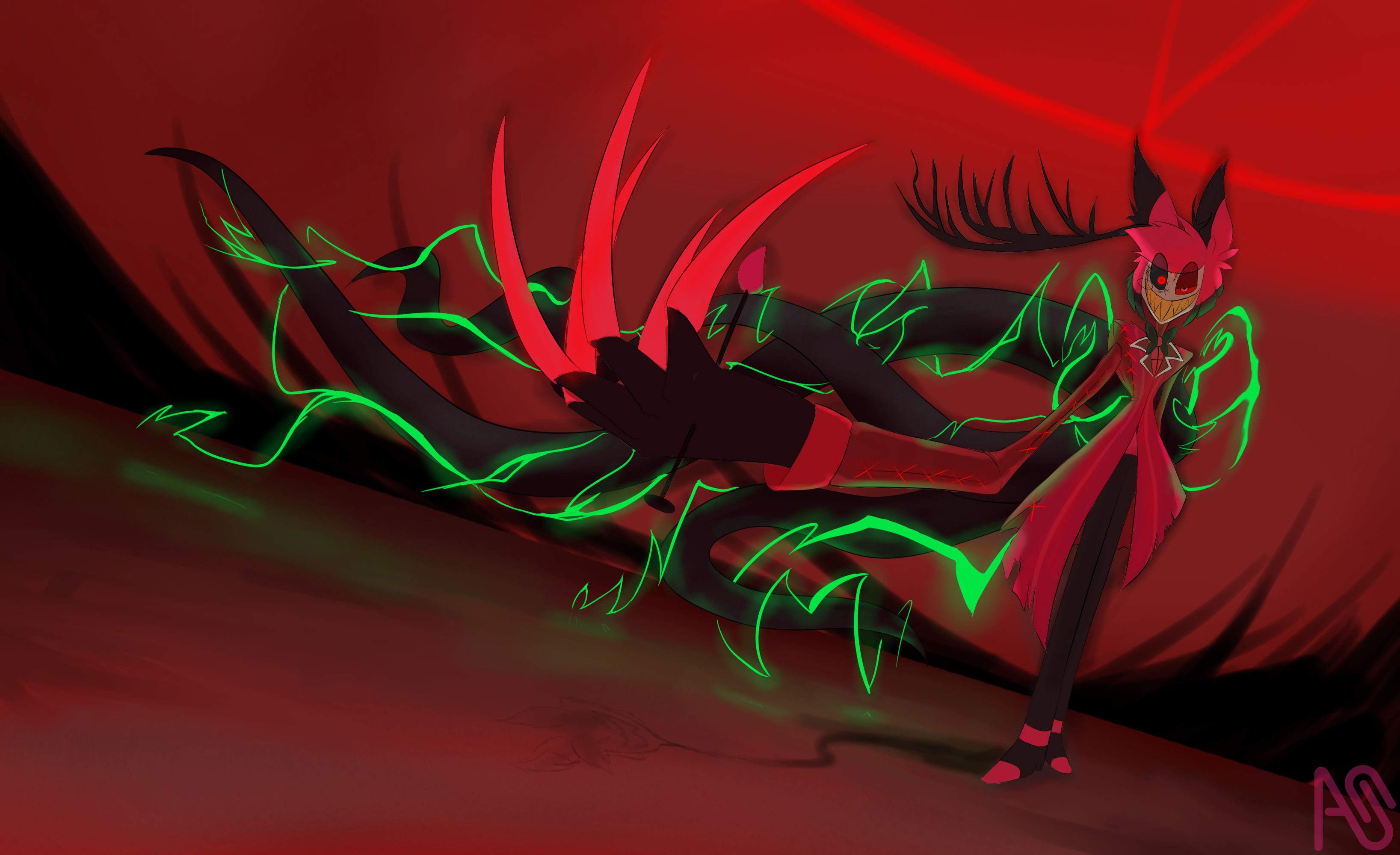 アラスター プレイマット Twisted Demon Alastor