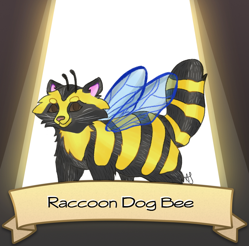 Raccoon Dog Bee Emonerd07 イラスト Art Street アートストリート
