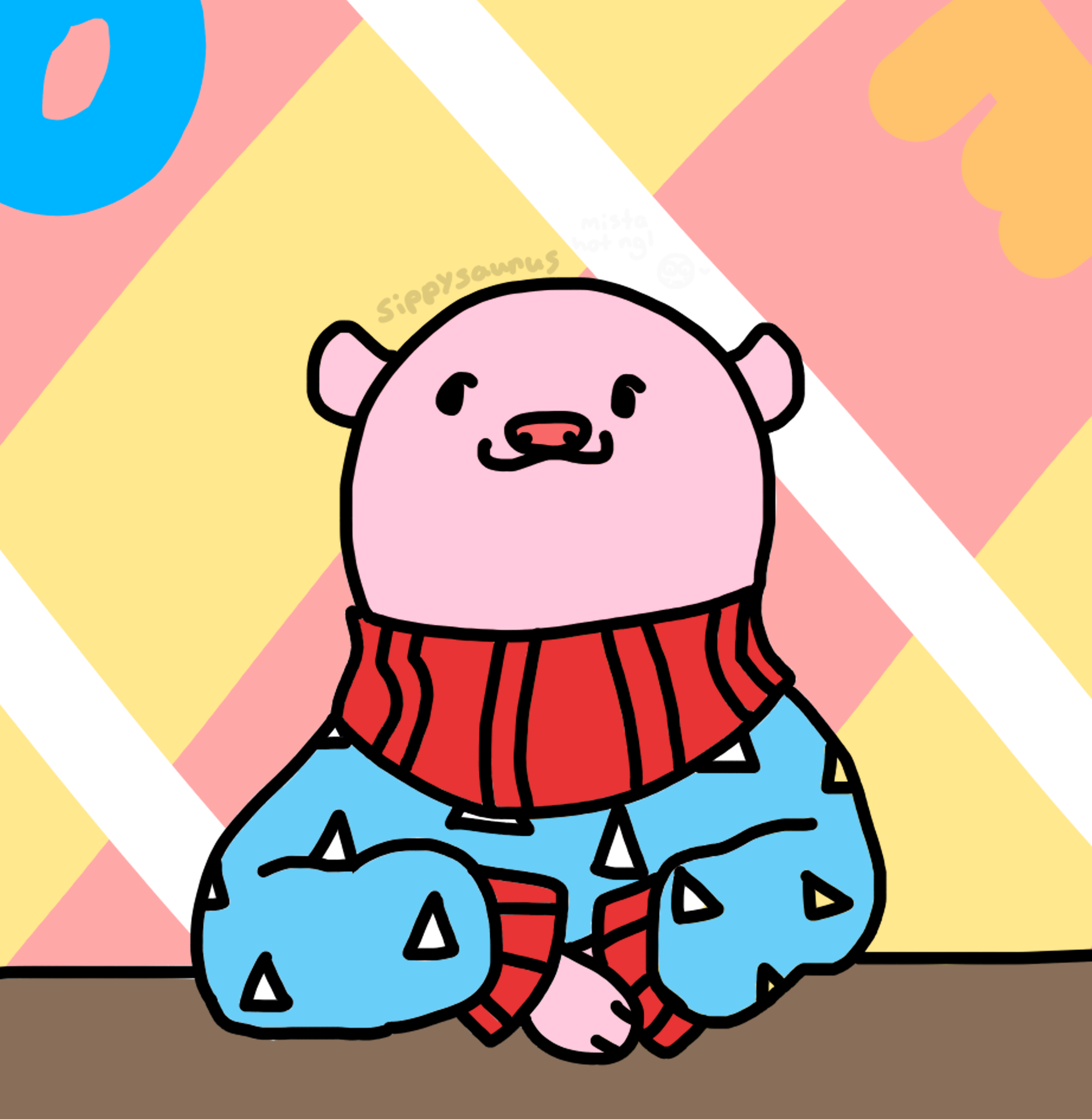 Making “ugly” things into cute things (1?) 4x3 Illustrations ART street