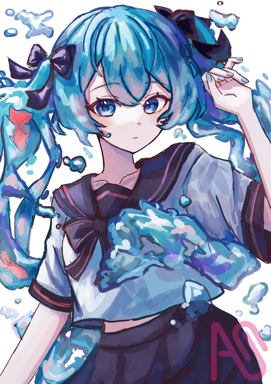 ボトルミク Illust of 途葵 ボトルミク water アドバイスください