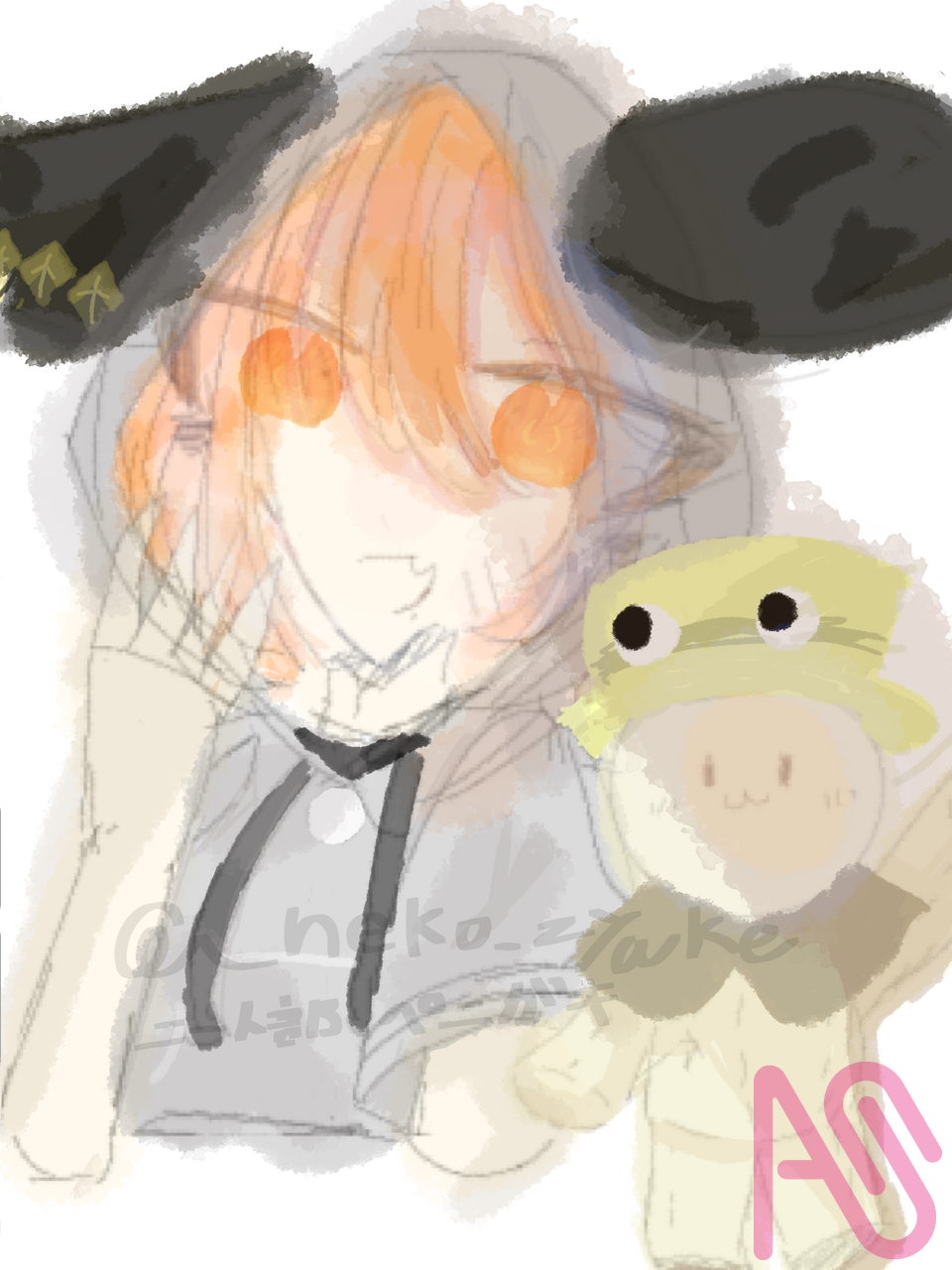 二一ト部の2人 Illust of ねこじゃけ🐱🍣 boy 厚塗りもどき 不登校 50人クラフト どるぴん ペニガキ 二一ト部