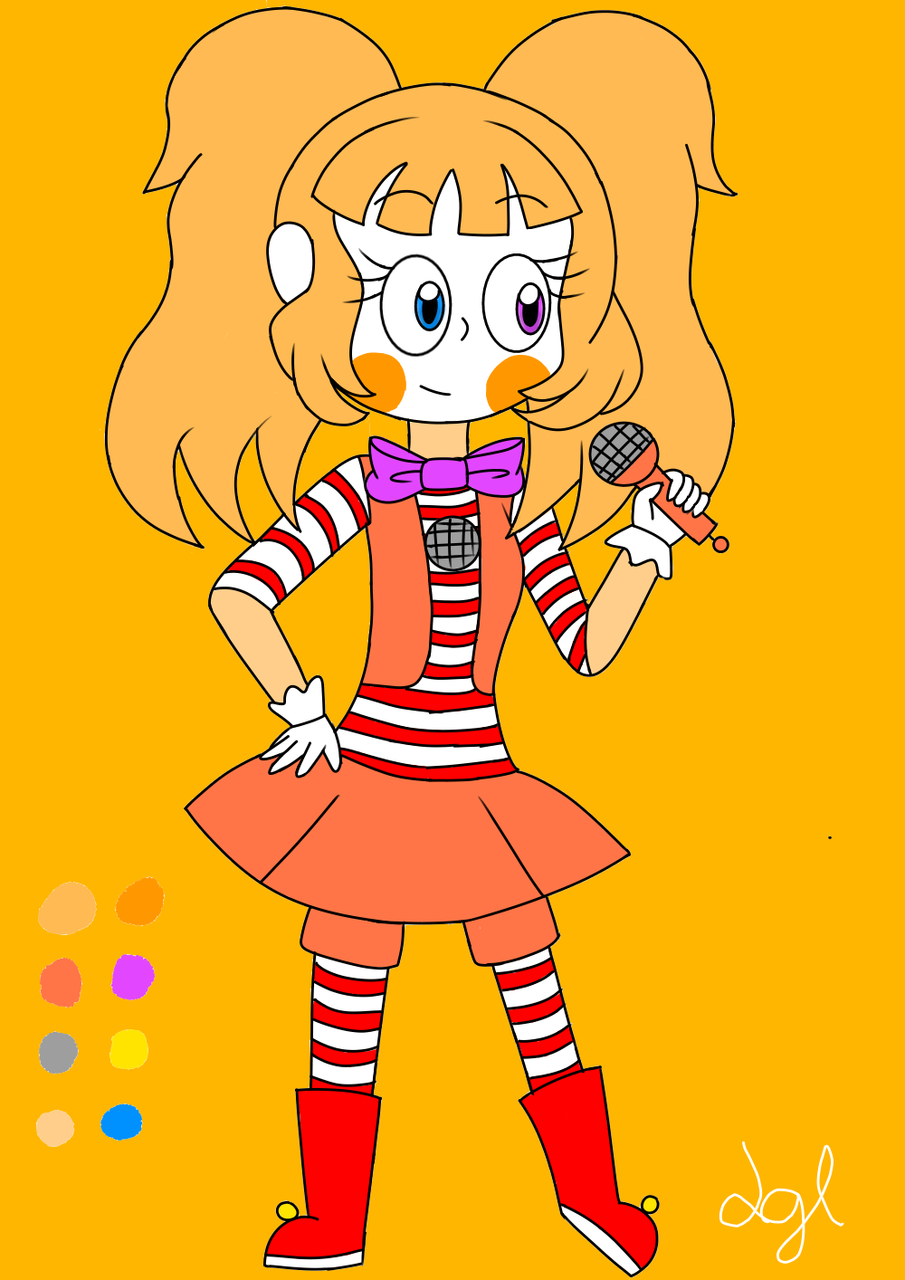 Showtime Baby Personaje Original Fnaf Loquendera01 イラスト Art Street アートストリート