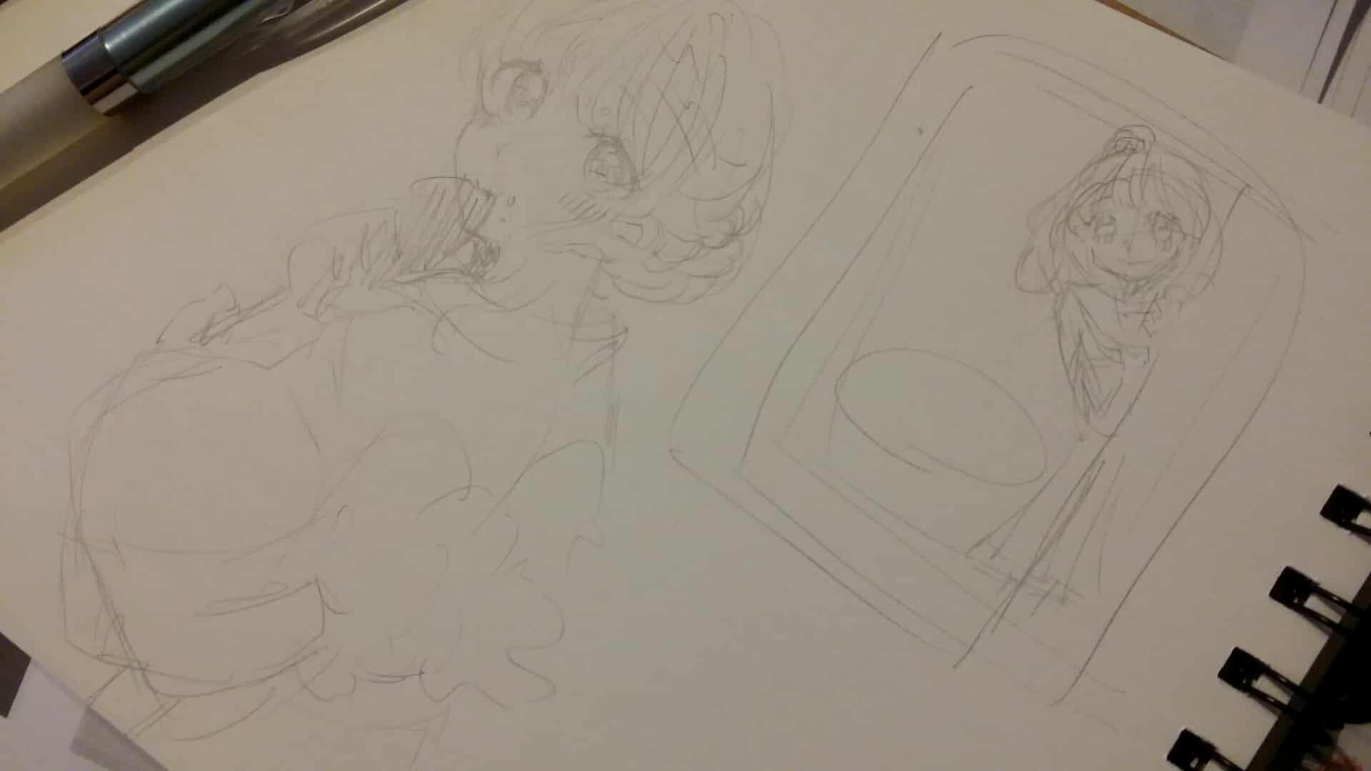 勉強に疲れたので1発描きしてみた 星野 ゆか 再浮上 S Topic Art Street