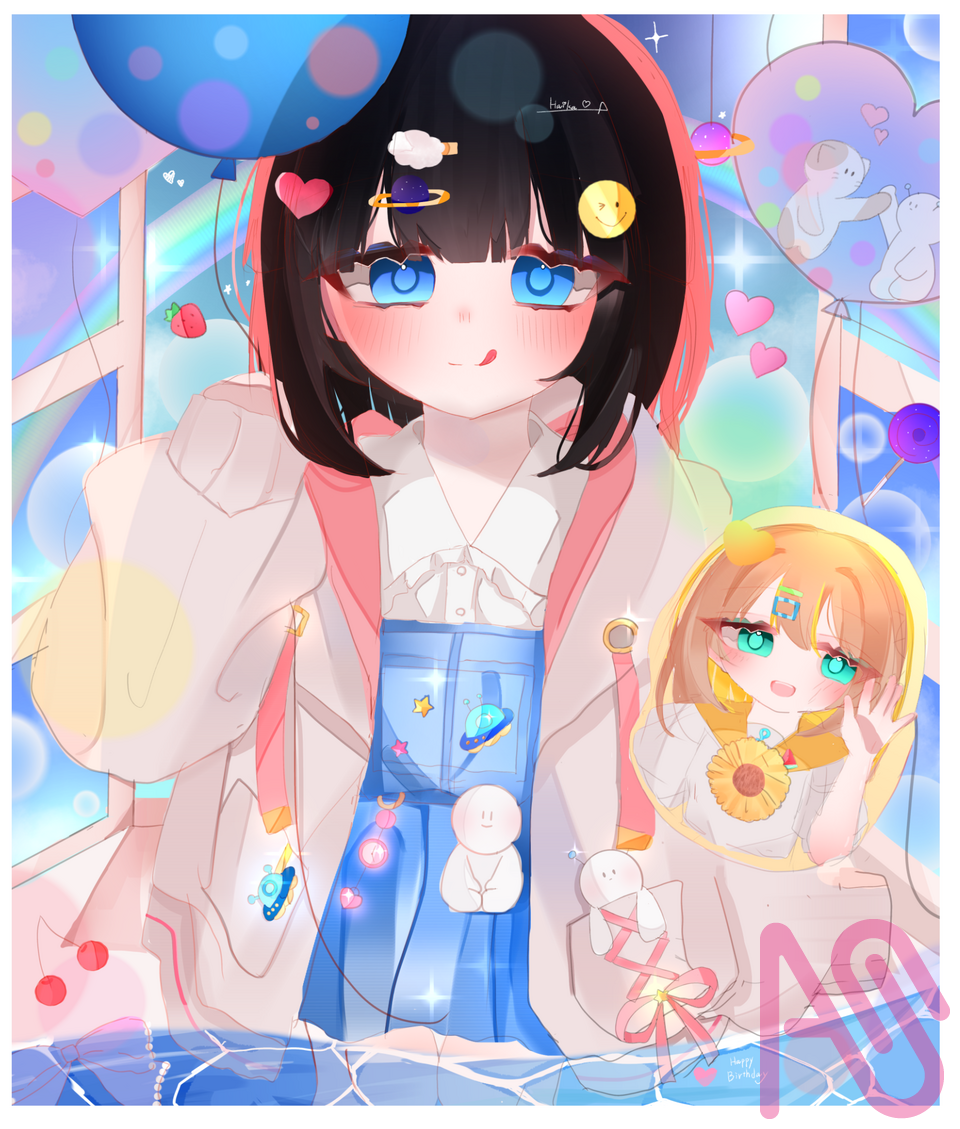 🍓🎀✨️ Illust of 翠莉 kawaii よその子 苺アートボックス