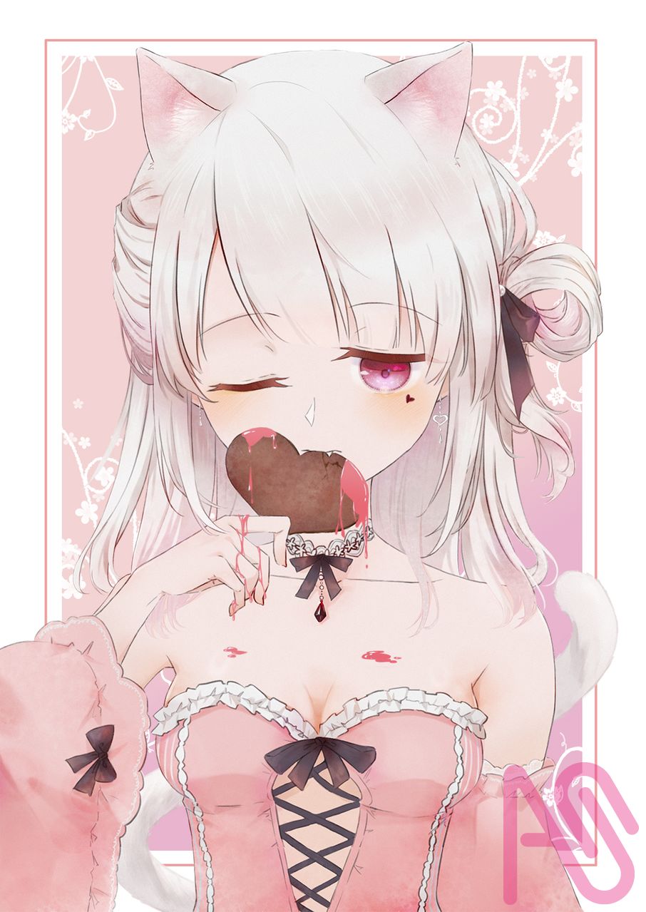 2025 Valentine's Day Illust of Esther girl illustration doodle photoshop gift