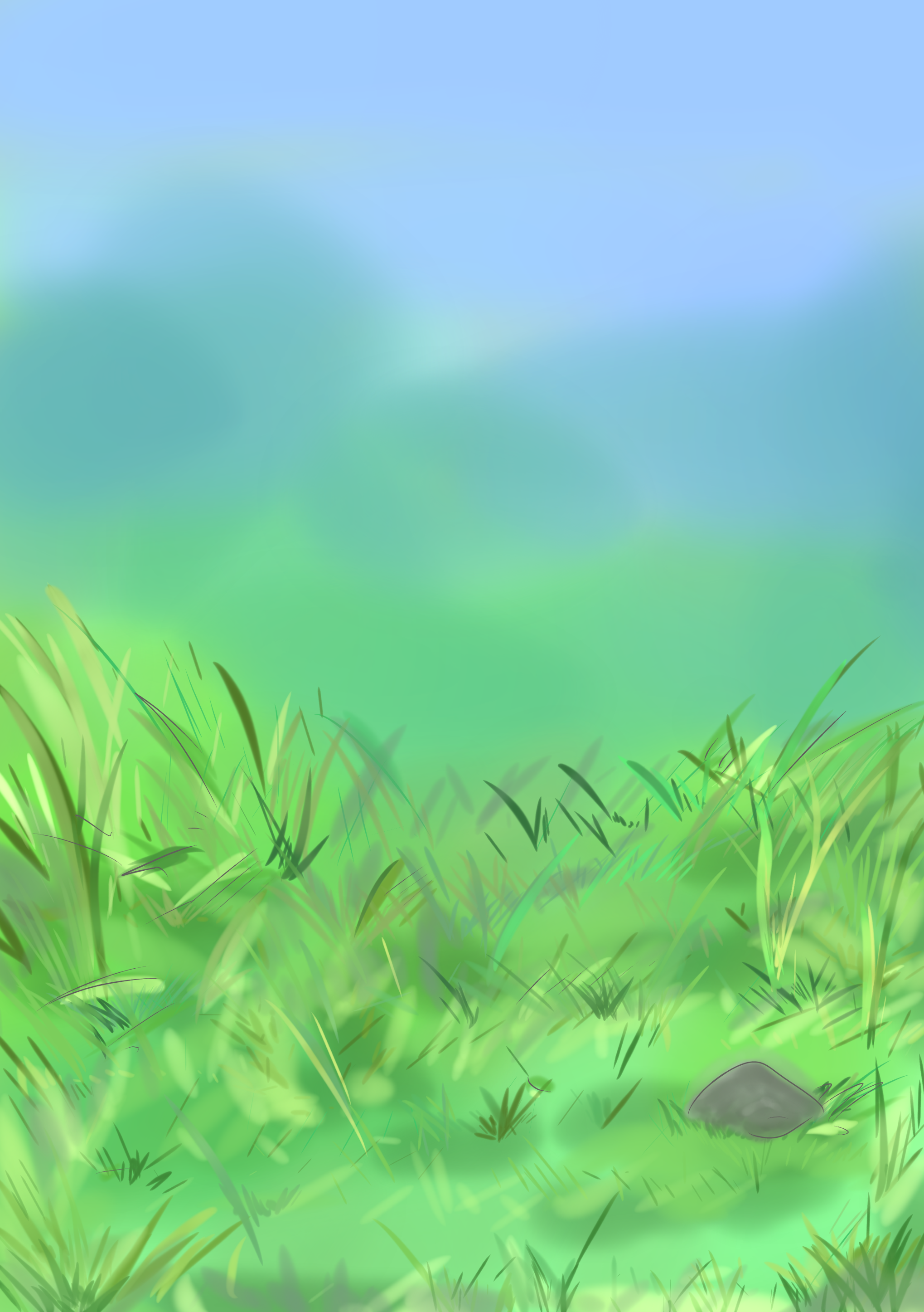 草むら 石 背景 タロウぽん Illustrations Art Street