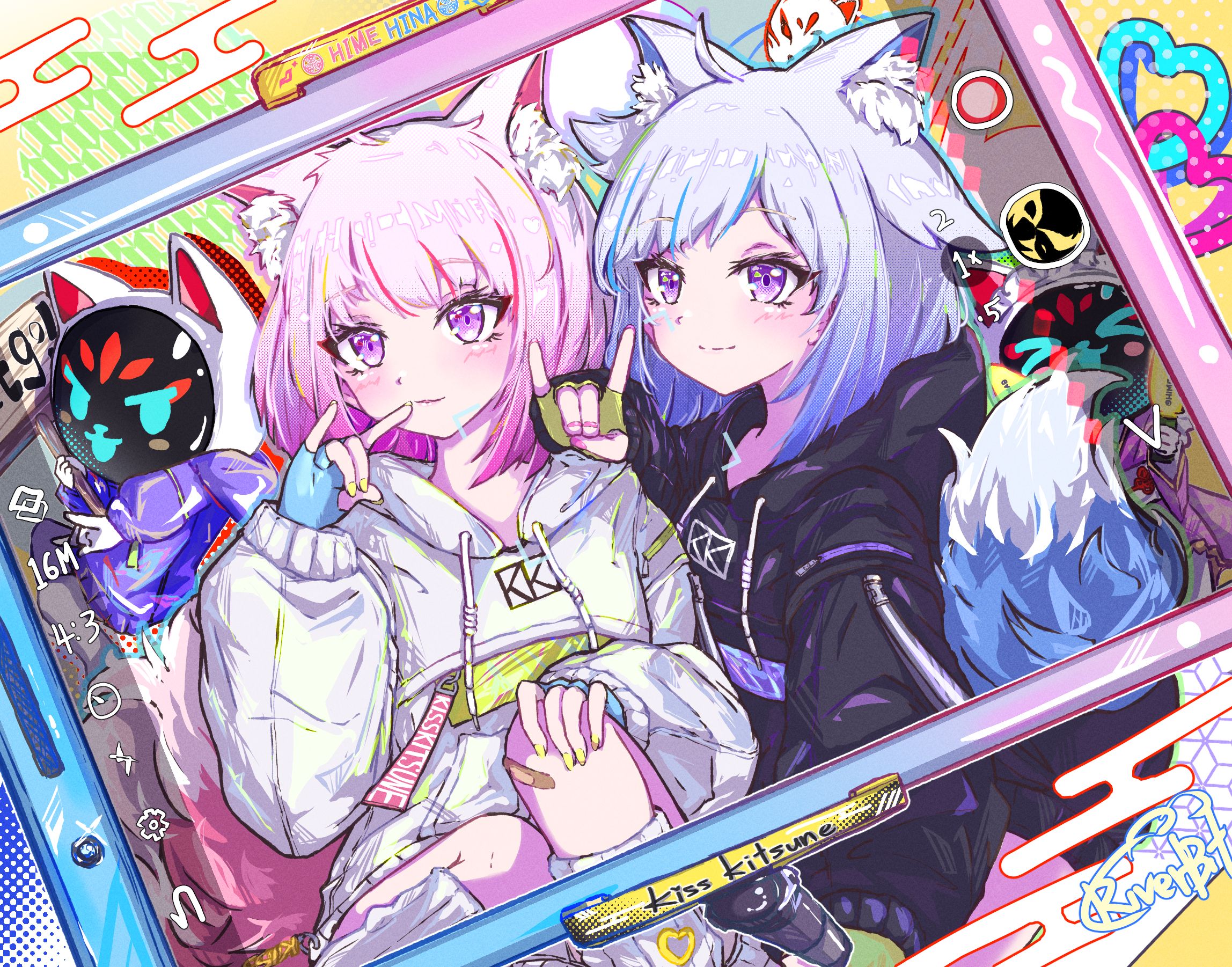 HimeHIna【KissKitsune】 RiverBit - Illustrations ART street