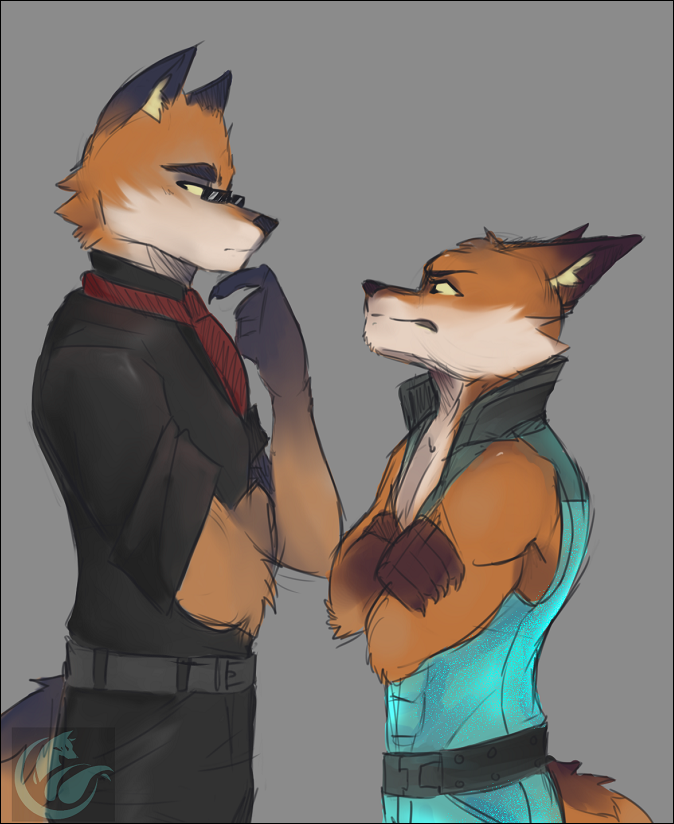 I M Nothing Like You Fennix And His Father Ren 爪ㄖㄖ几千ㄖ乂 イラスト Art Street アートストリート