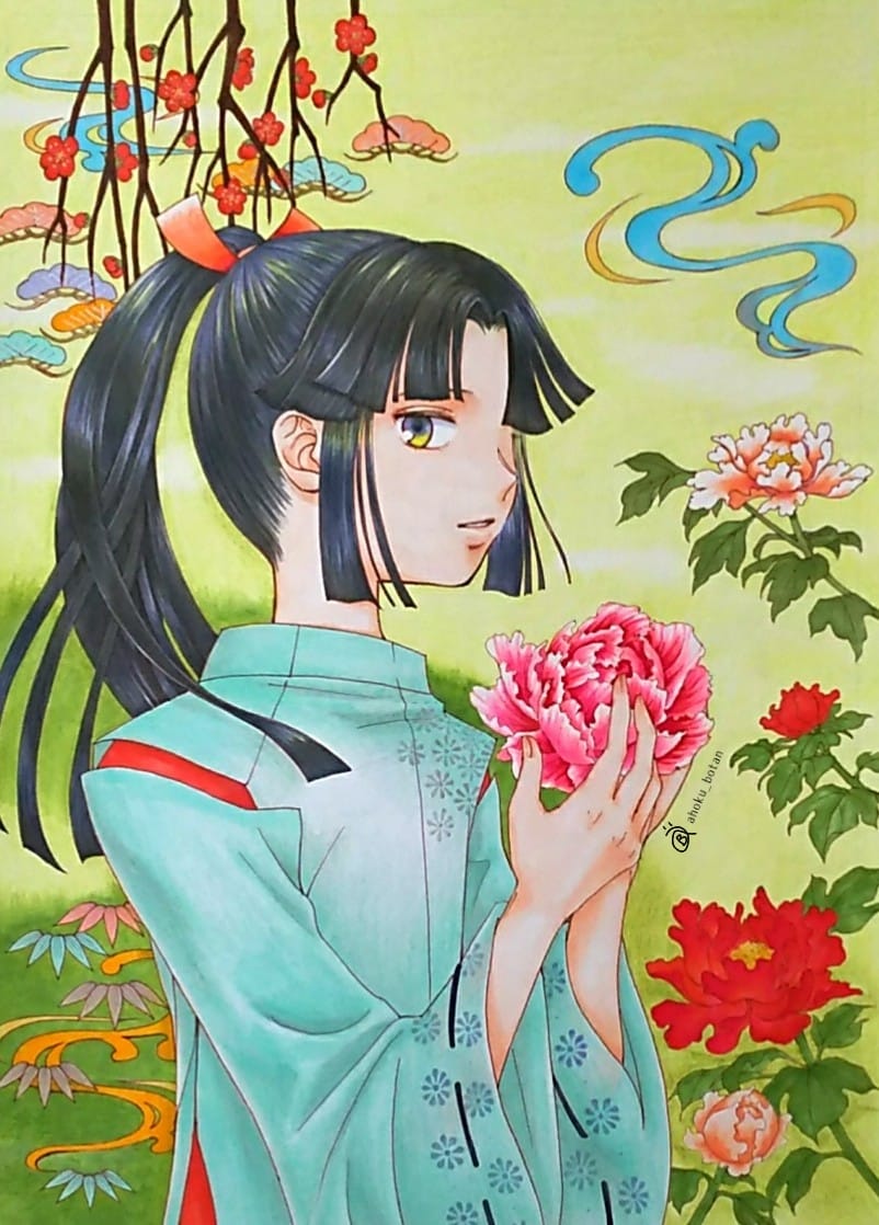 華の少年 阿北ボタン イラスト Art Street アートストリート