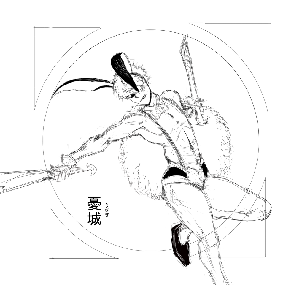 十二大戦 憂城 うさぎ 模写 壱 Illustrations Art Street