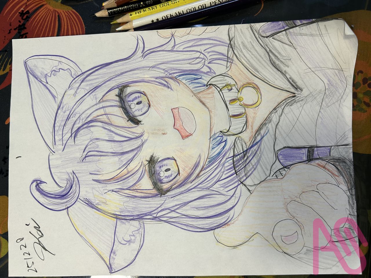 おかゆん Illust of おきけい fanart hololive 猫又おかゆ 絵かゆ