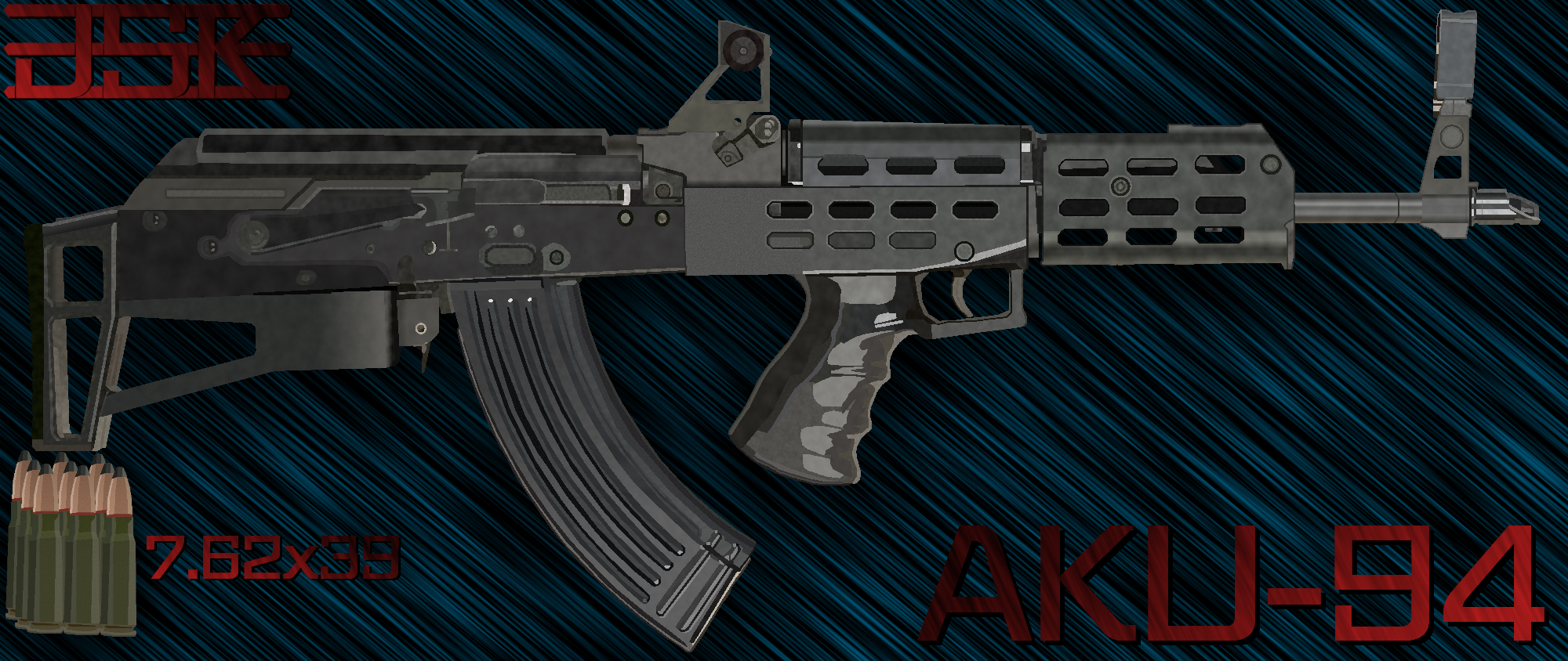 AKU-94 Assault rifle Jisk1zz - Illustrations ART street