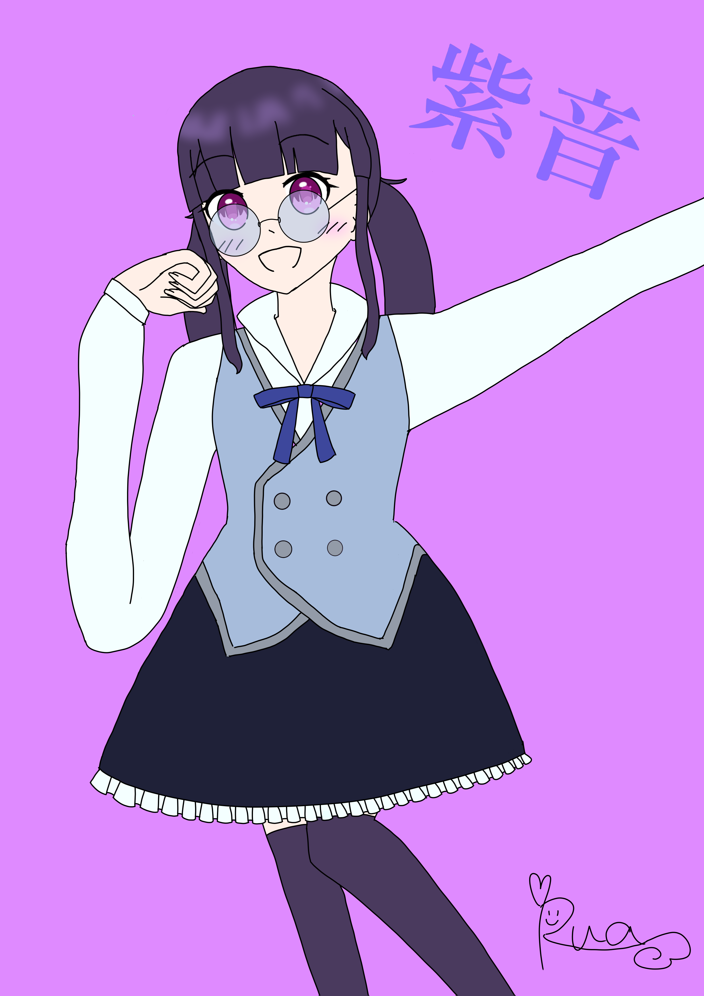 和音games 紫音ちゃん 完成！ 音浜るあ＠転生済み