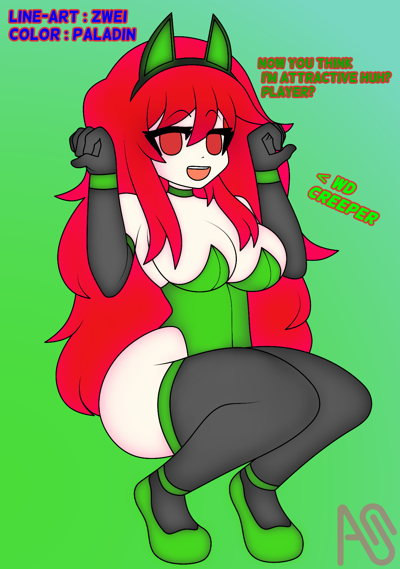 WD creeper Bunny! ZweiPaladin - Illustrations ART street