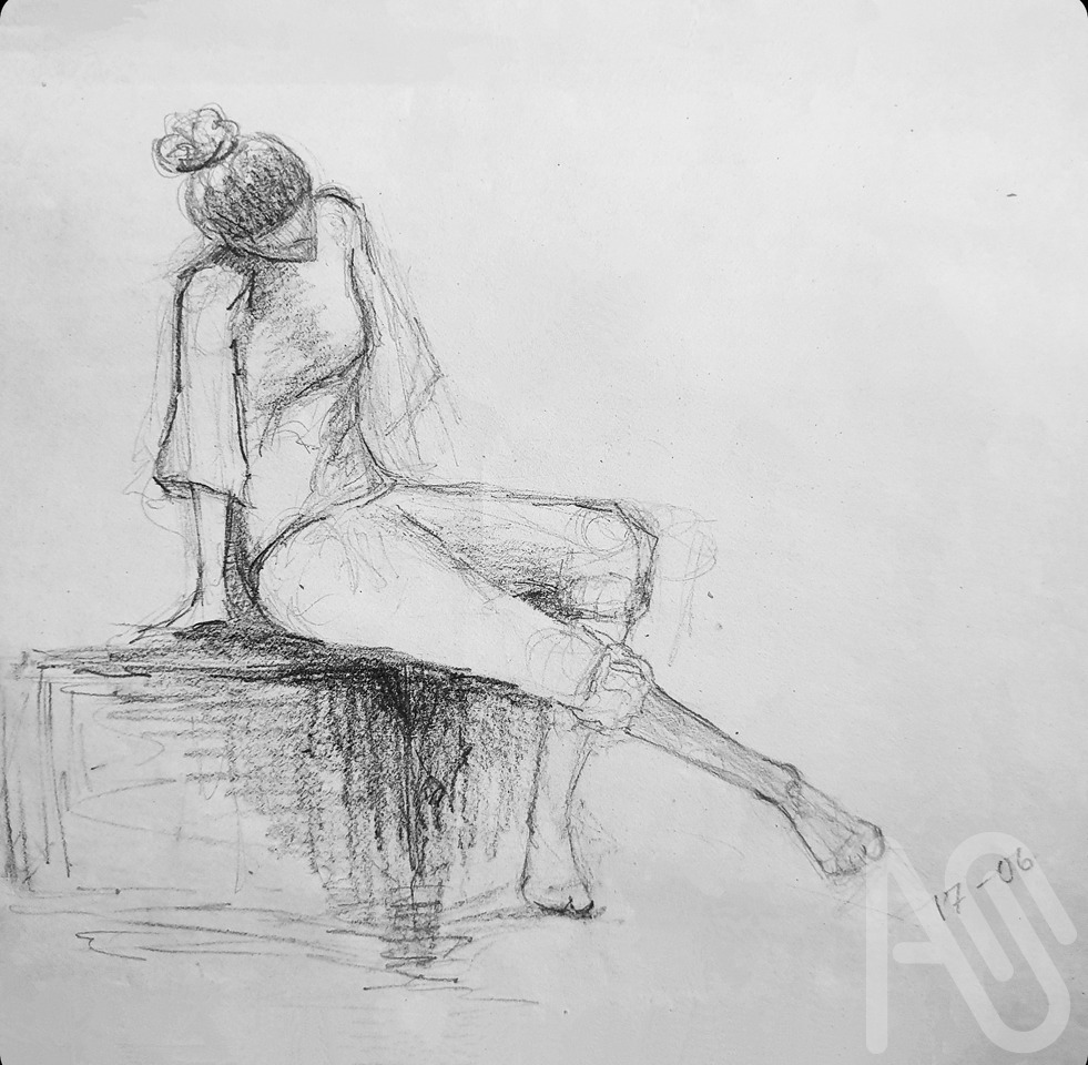 Figure drawing (quick study) Illust of NUX VAULT drawing traditional quicksketch figurestudy