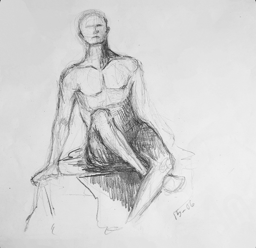 Figure drawing (quick study) Illust of NUX VAULT drawing traditional quicksketch figurestudy