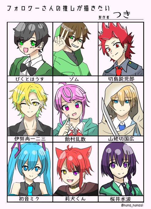 ぽっつー Illustrations Art Street