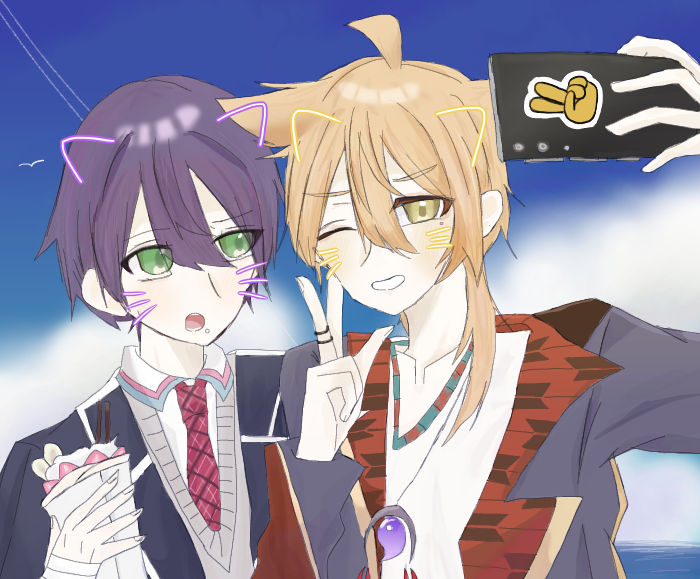 ⚔✌ Illust of ぎぶ。 virtual_YouTuber にじさんじ 咎人 金剛力也像 絵ガク