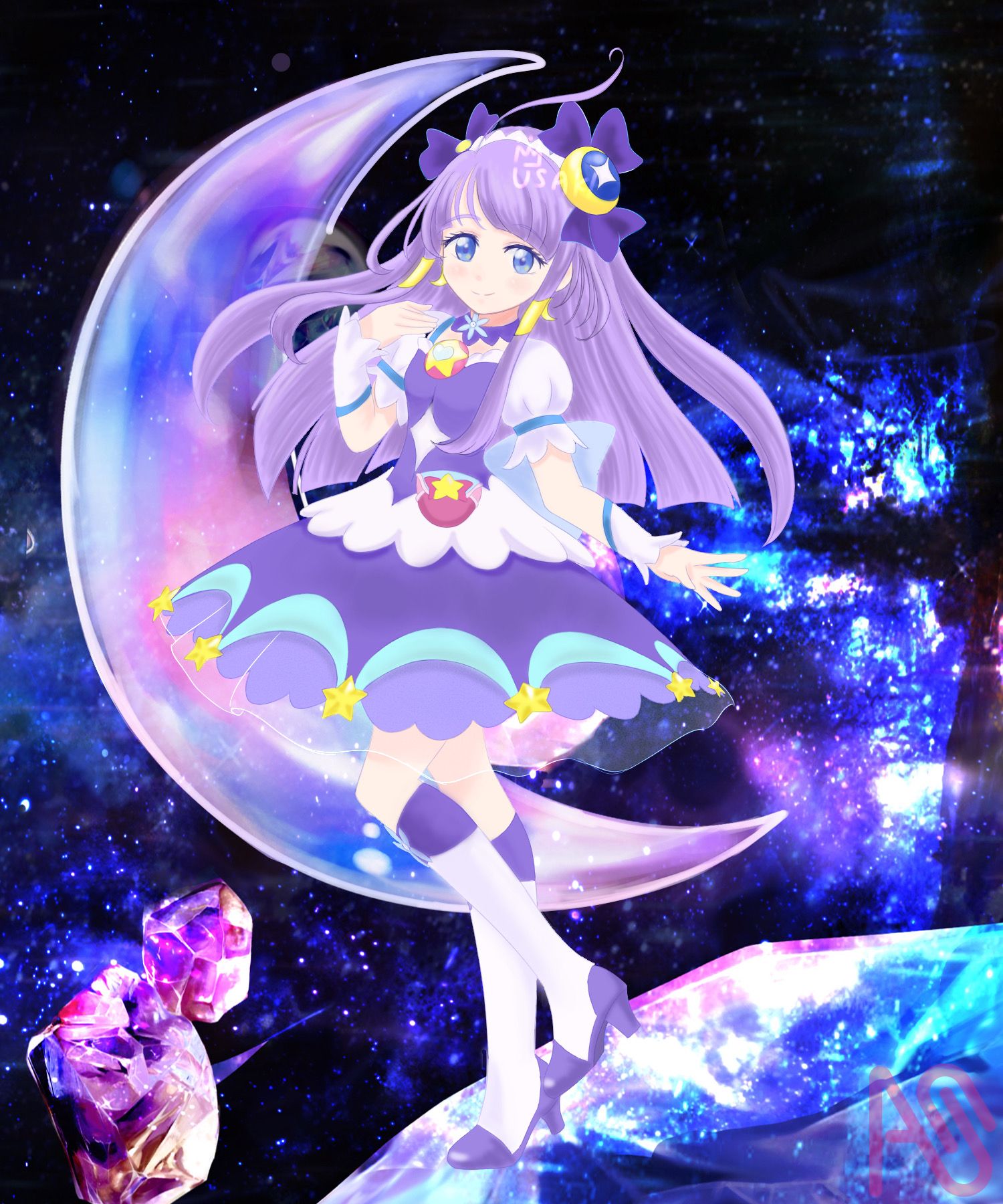 プリキュア キャンバスアート キュアセレーネ プリキュア キャンバスアート キュアセレーネ