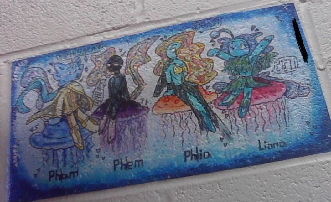 MY BRICK!!!!  Illust of LKMr.Raz painting drawing oc brick SchoolProject acrylicpainting