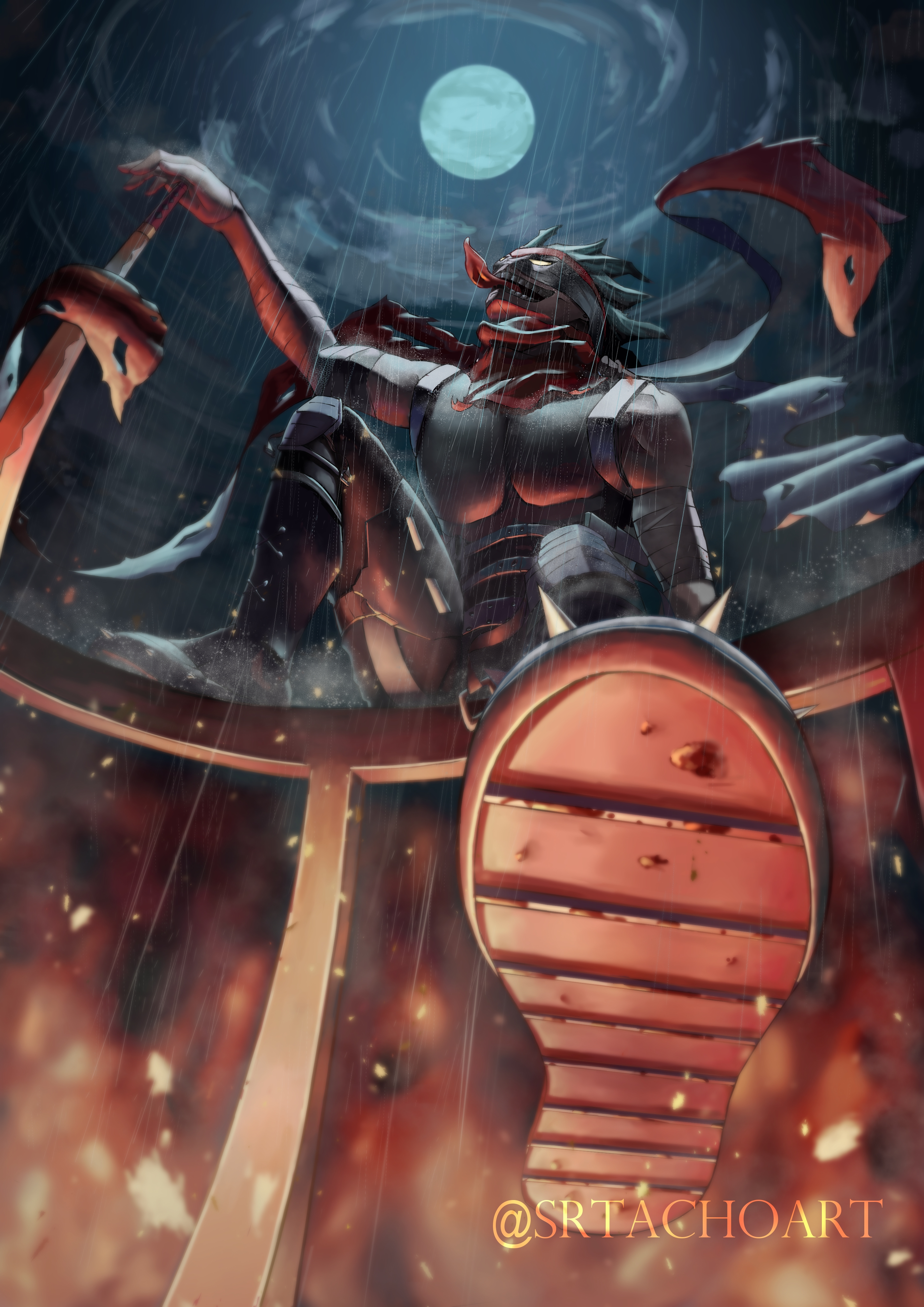 ヒーロー殺し ステイン Srtacho Illustrations Art Street