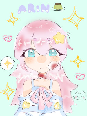 🍮✨ Illust of 星密 りり✨💫 medibangpaint cute arinぷりんさん🍮 かわうぃーでしょ