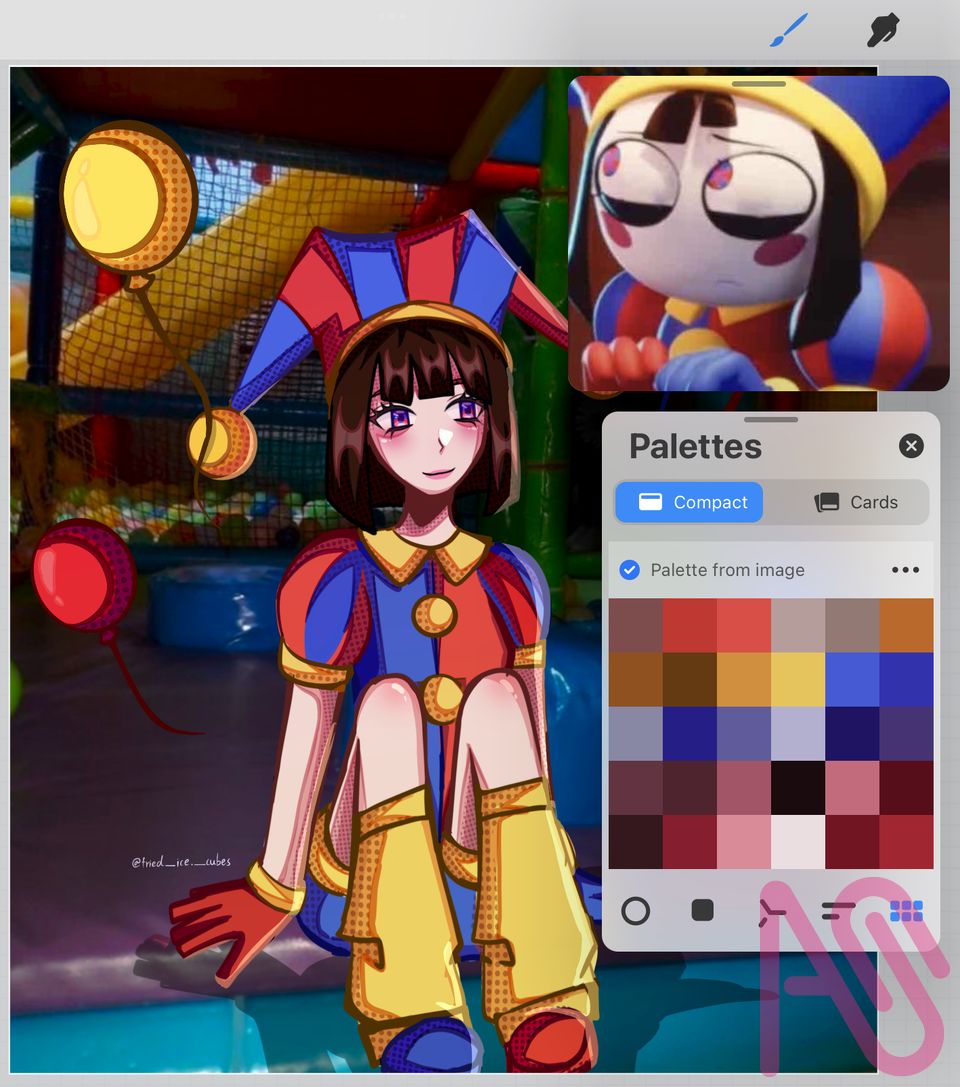 POMNI WHAT RU DOING- Illust of Lim3soda76___ fanart illustration TADC