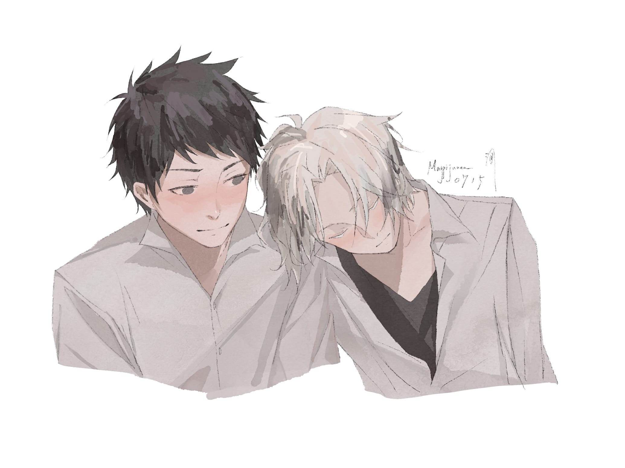 山本和獄寺 Magpijuana イラスト Art Street アートストリート