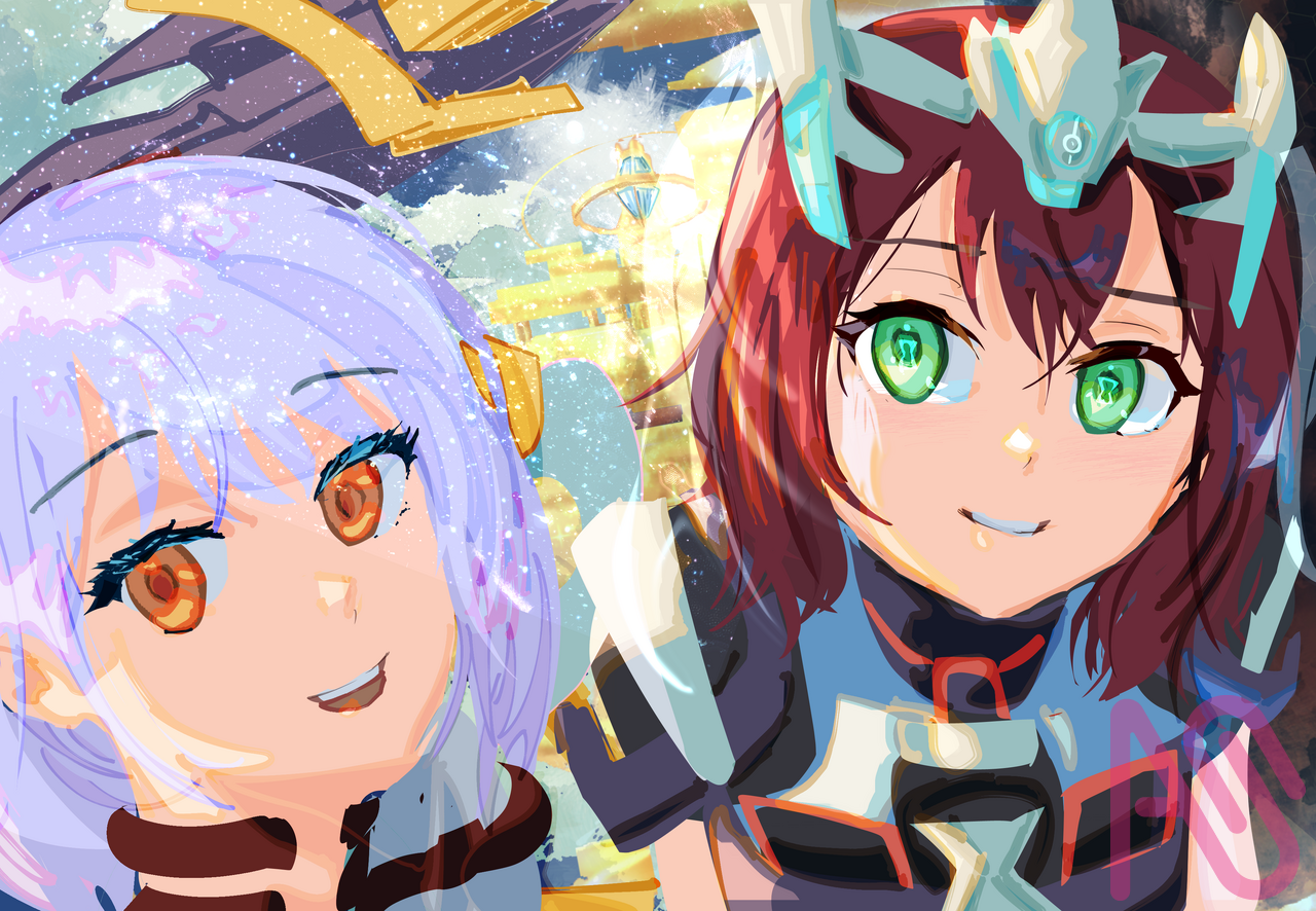 天命と時間 Illust of One Million Comics girl oc One_Million_Works 敬宮_時子 Tokiko_Takashimiya 夢路_菖 Ayame_Yumeji 一週間の始まり