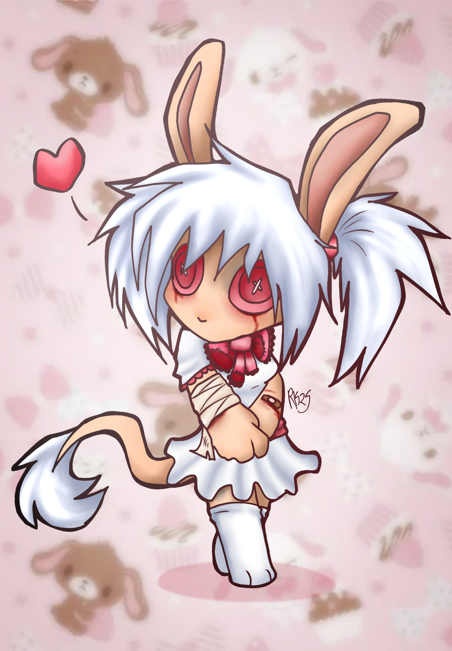 Yay Illust of Rikki digital bunny furryartist Cutecore Carrot.child editthistagplz AustralianKnots Pee_your_pants