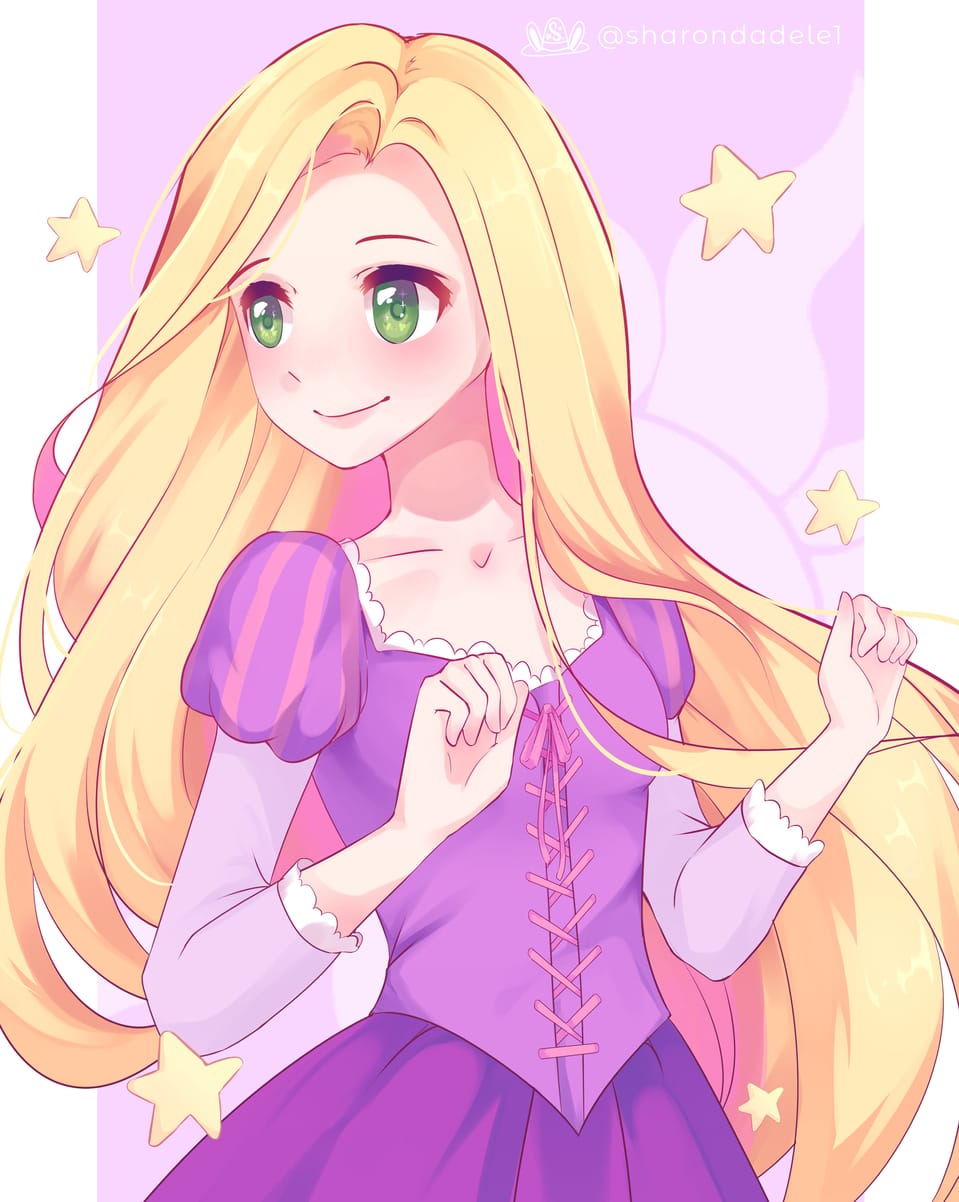 Anime rapunzel