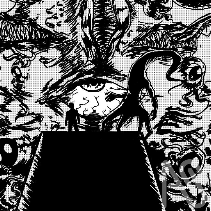 Azathoth, Nyarlathotep    Illust of edu.artt fanart drawing illustration sketch art anime manga medibangpaint digital oc