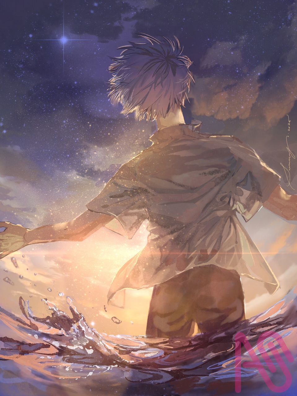 自由 Illust of SunnyQLee 光 電繪 water vibes