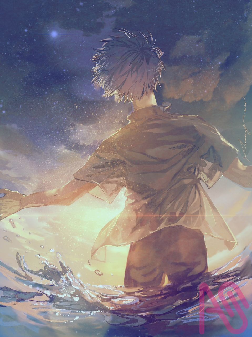 自由 Illust of SunnyQLee 光 電繪 water vibes