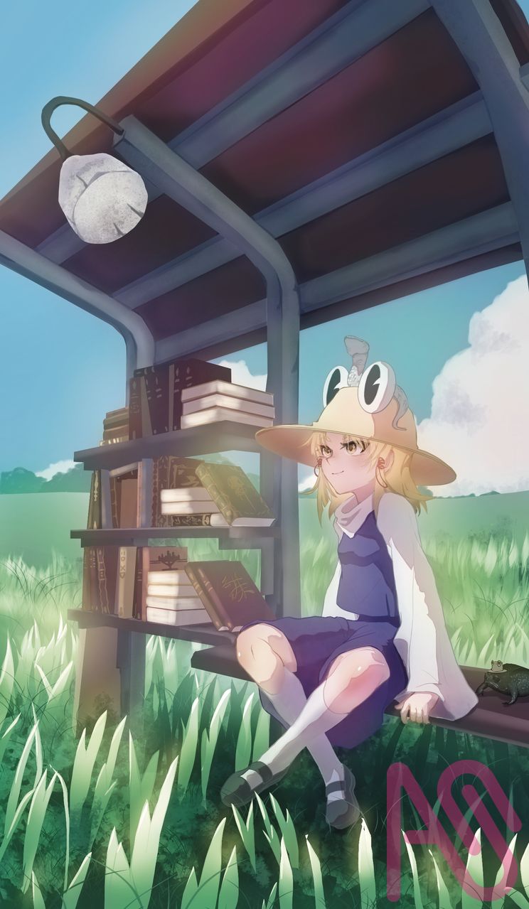 青蛙呱呱 Illust of 上校 Touhou_Project 洩矢諏訪子 東方風神錄