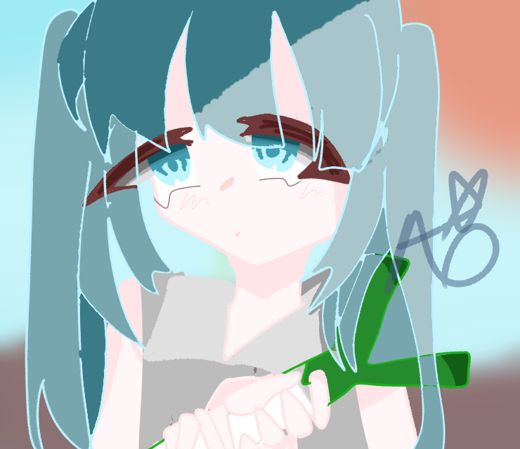 ねぎねぎ Illust of 青空星来😎　代選中！ medibangpaint 可愛すぎるよぉ ありがとぉ(本人)