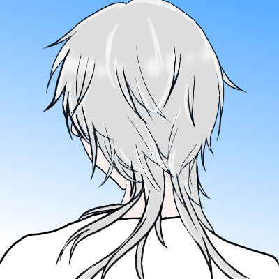 鶴丸後ろ姿 李桜 Illustrations Art Street