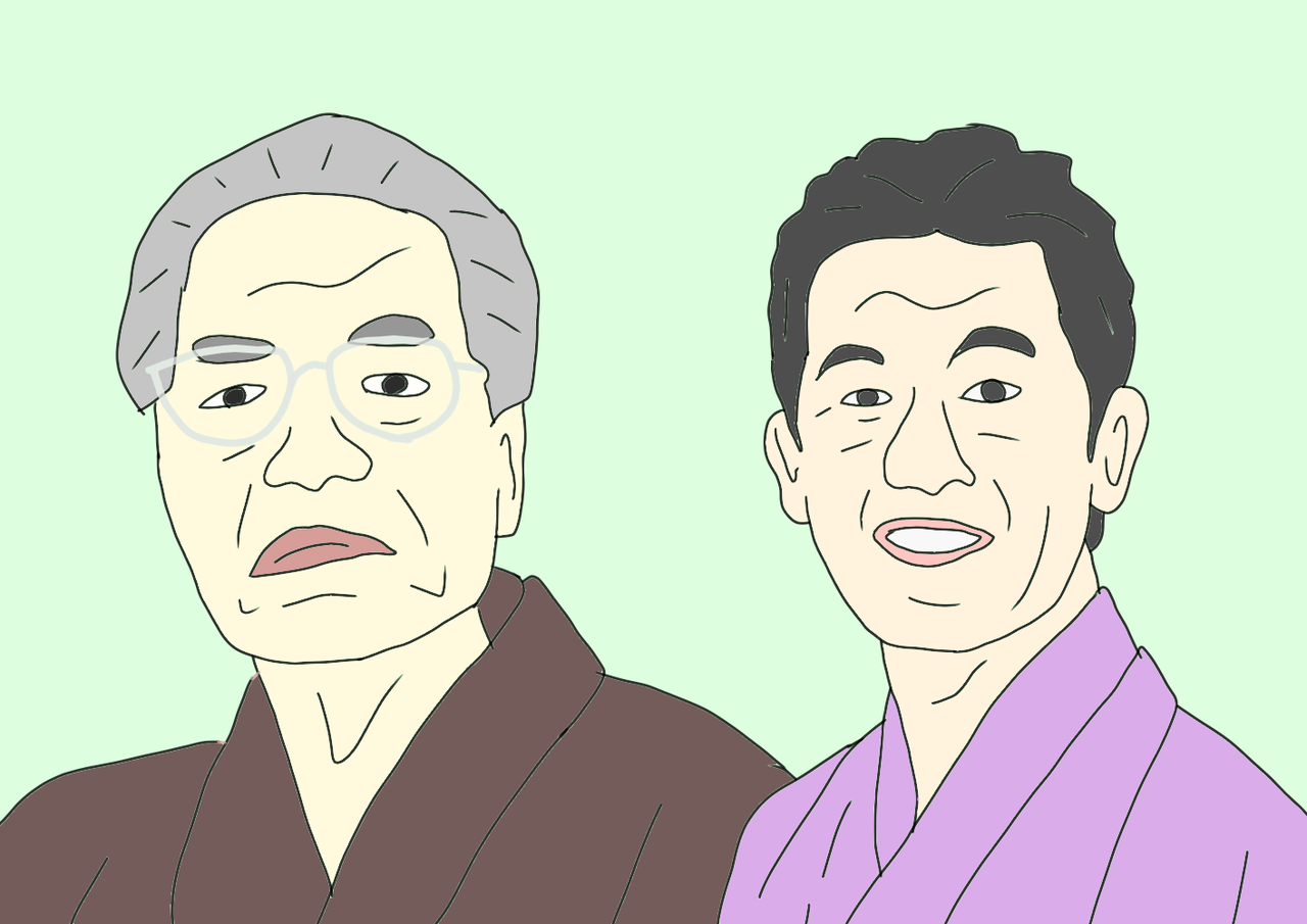 三遊亭円楽1 マカ ダミアン イラスト Art Street アートストリート