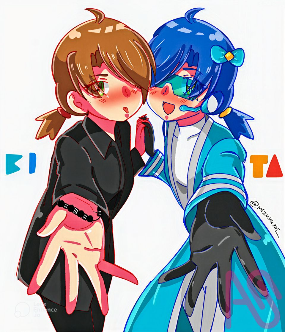 Me & UMPSA~💙 Illust of @mizuuu.rai_ Personification illustration art anime manga digital artist shounen malaysianartist