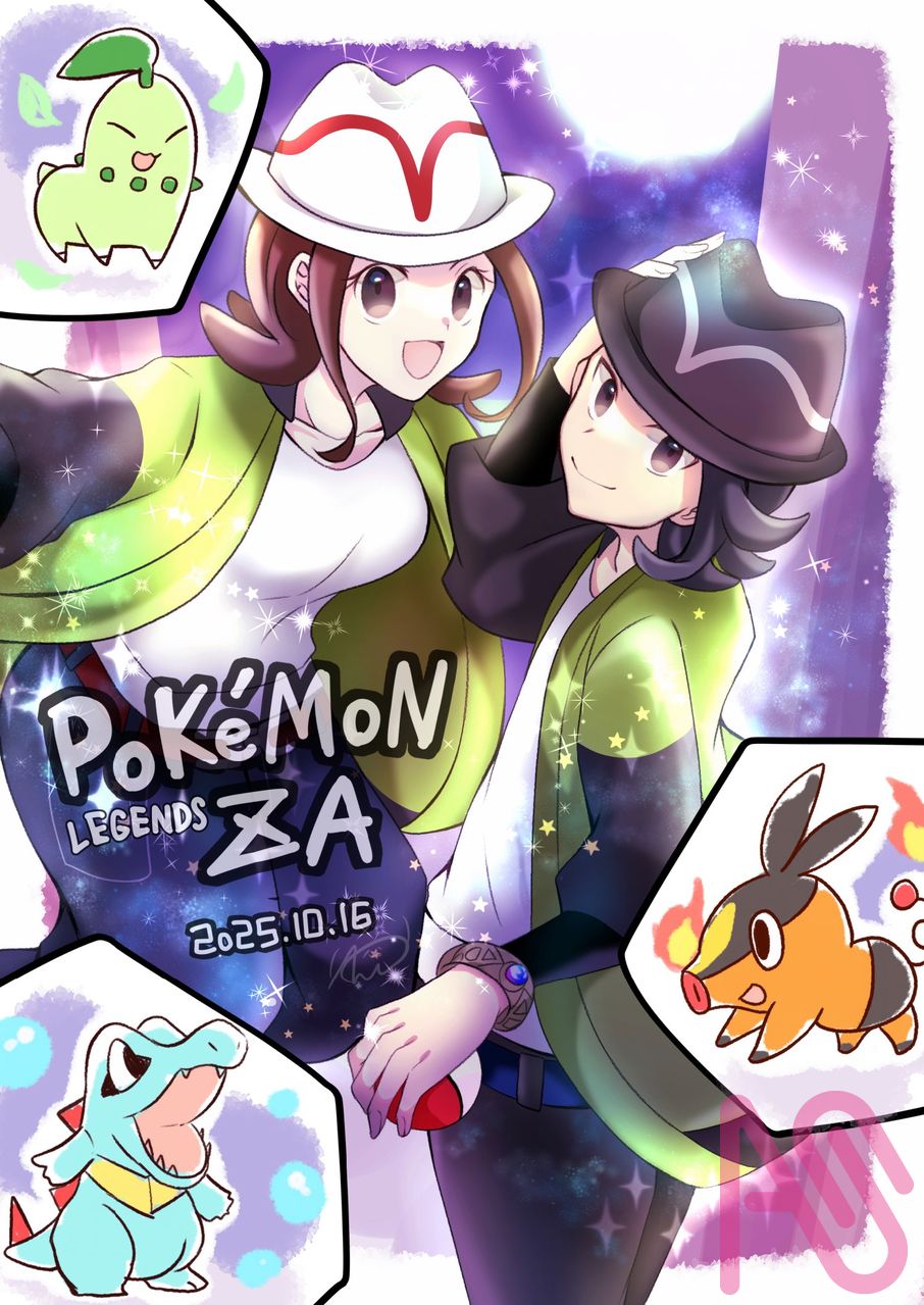 ZA Illust of 綾冬 fanart illustration pokemon