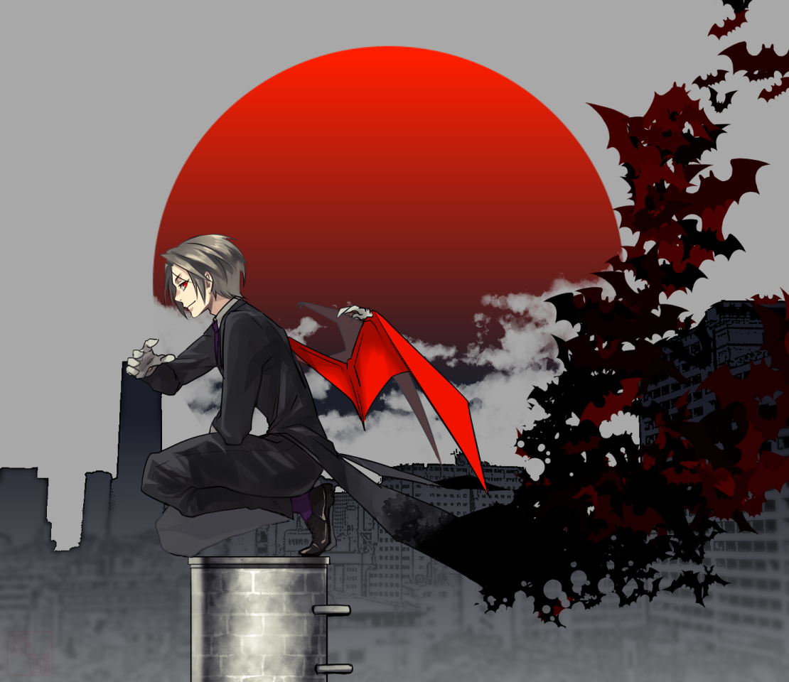 蝙蝠男 玖路 Illustrations Art Street